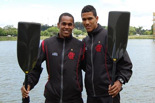 Erlon Silva e Ronilson Oliveira, atletas do Flamengo, representam o Brasil na Europa/ Foto: CBC